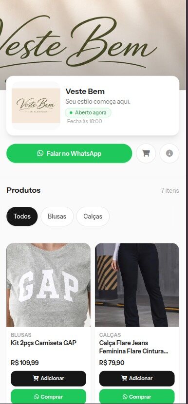 Prévia Veste Bem